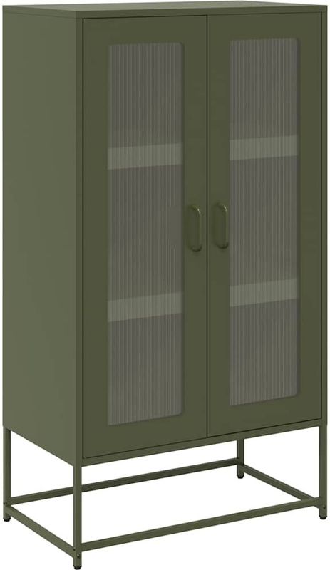 Hoge Kast - Koudgewalst Staal - Robuust - Voldoende Opbergruimte