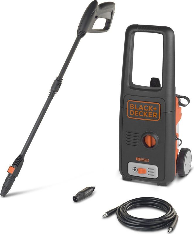BLACK+DECKER Hogedrukreiniger BXPW1400PE - 8 Accessoires - 1400W - 110 Bar - 390 l/u