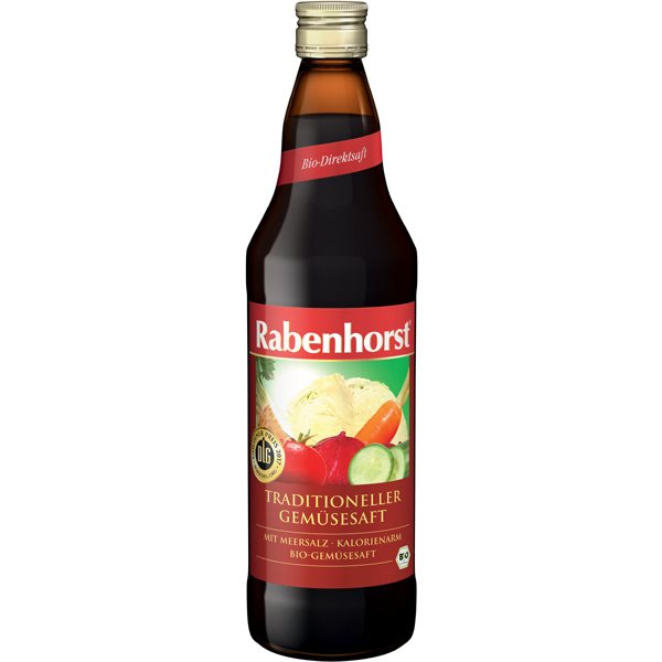Rabenhorst Gemüsesaft<br>750 ml, Flasche, Bio