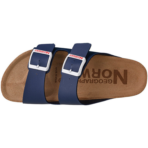 Geographical Norway - Sandalias Bios Doble Hebilla Azul