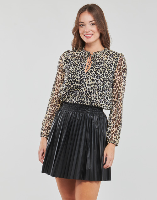 Only - ONLDITSY L/S BLOUSE WVN NOOS - Leopard