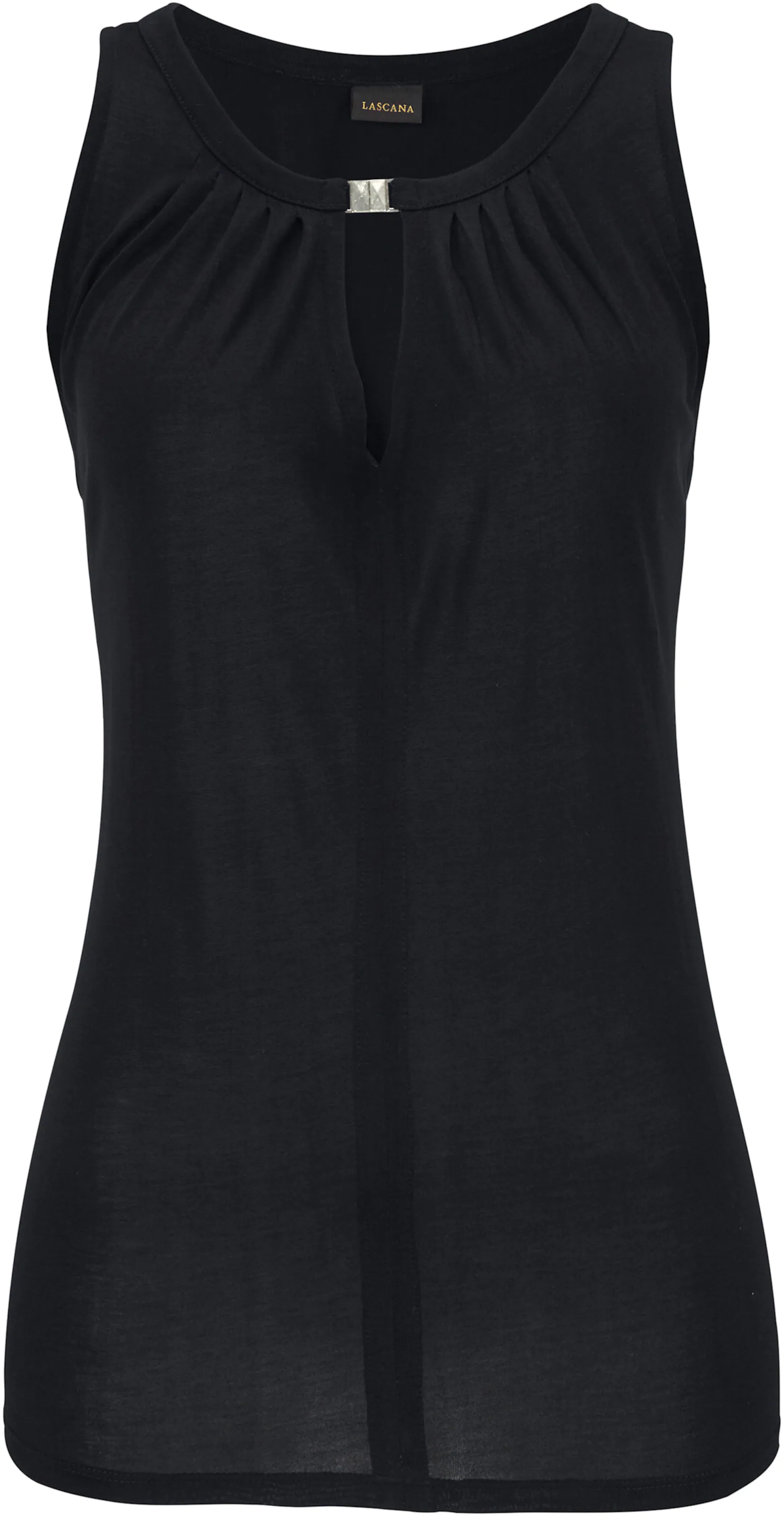 LASCANA Tanktop in schwarz