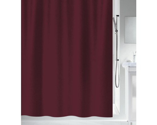 Spirella Primo Bordeaux douchegordijn 180 x 200 cm