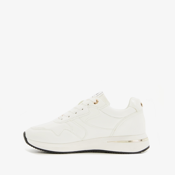 Hush Puppies dames sneakers wit metallic