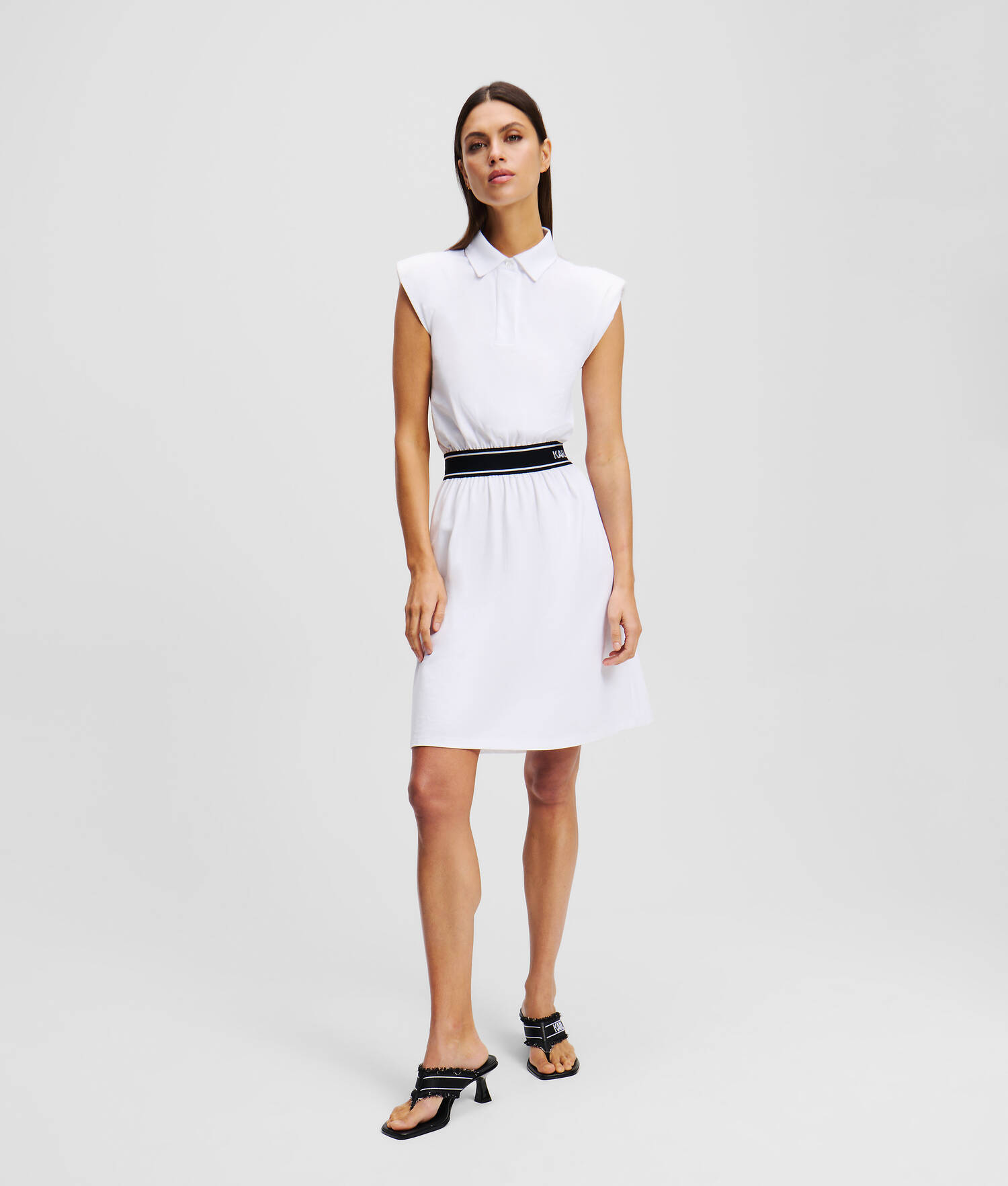 ROBE POLO - Blanc
