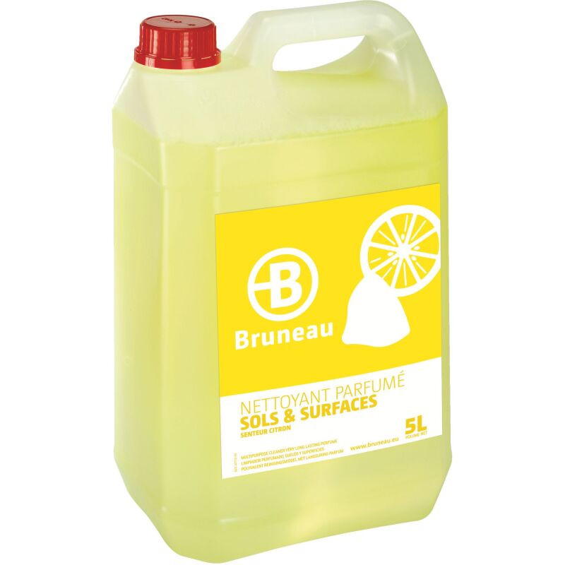 Nettoyant sols et surfaces Bruneau citron - Bidon de 5 L