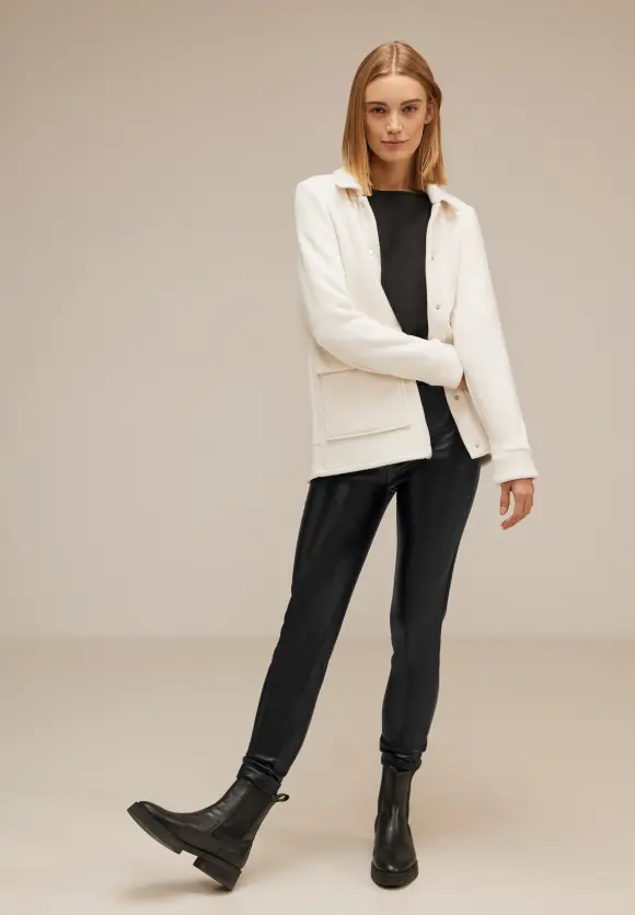 Leggings in Lederoptik - Black