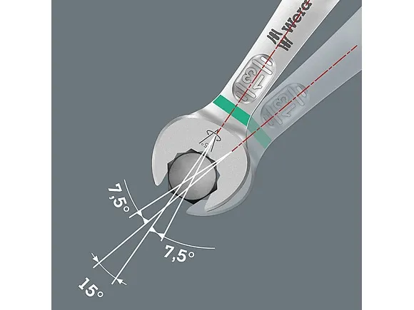 Wera 6003 Joker 15 Set 1 Ringgaffelnøglesæt (05020302001)