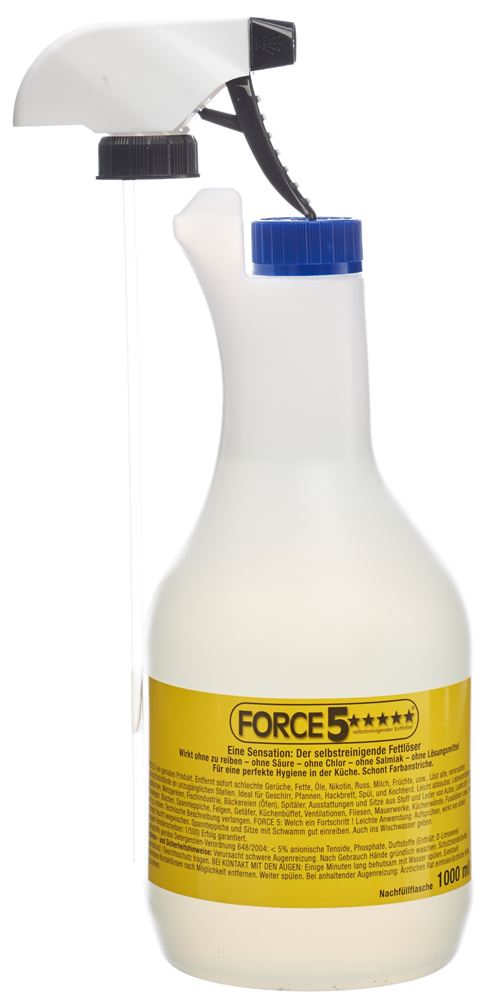 FORCE 5 Selbstreinigender Fettlöser<br>1000 ml, Vapo