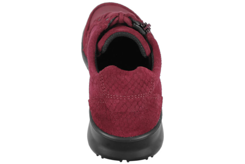 NEW FEET SKO I RØDT PRÆGET RUSKIND