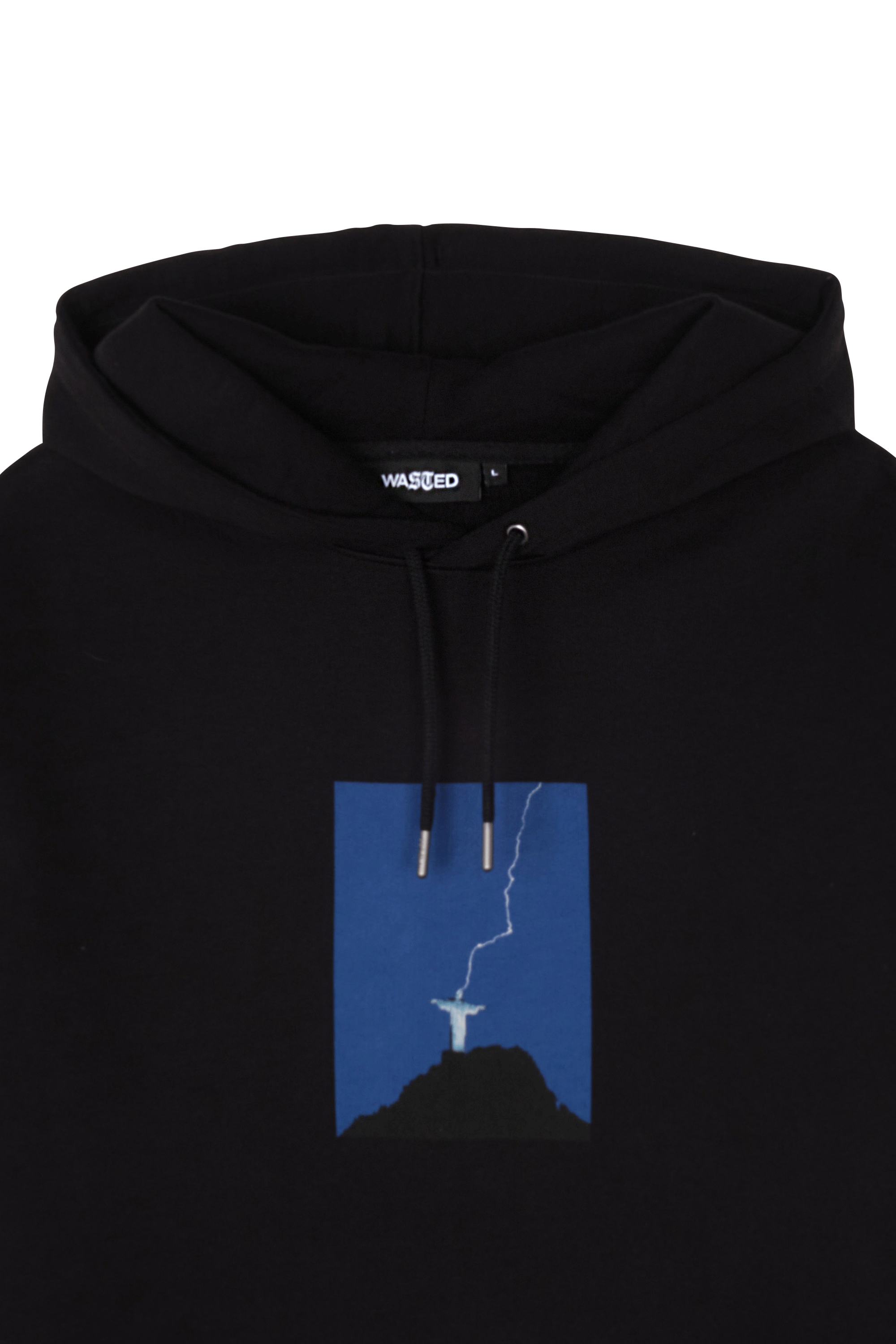 WASTED Hoodie Noir