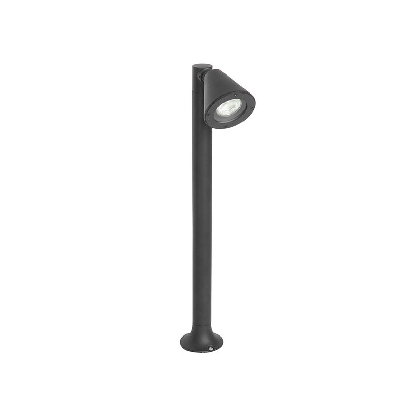 Modern buiten paaltje zwart 60 cm IP44 verstelbaar - Ciara