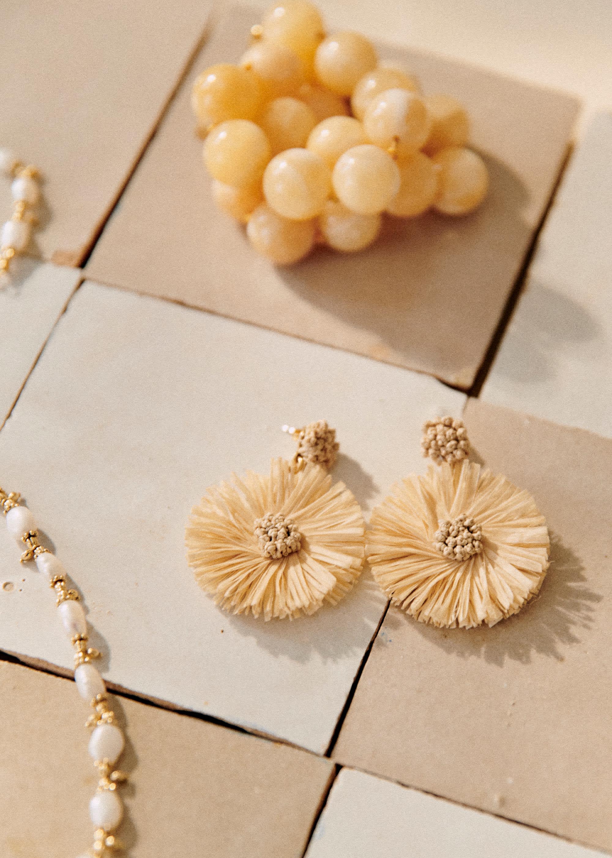 Boucles d'oreilles Aélie - Naturel - E-SHOP/BIJOUX Boucles d'Oreilles 5905789
