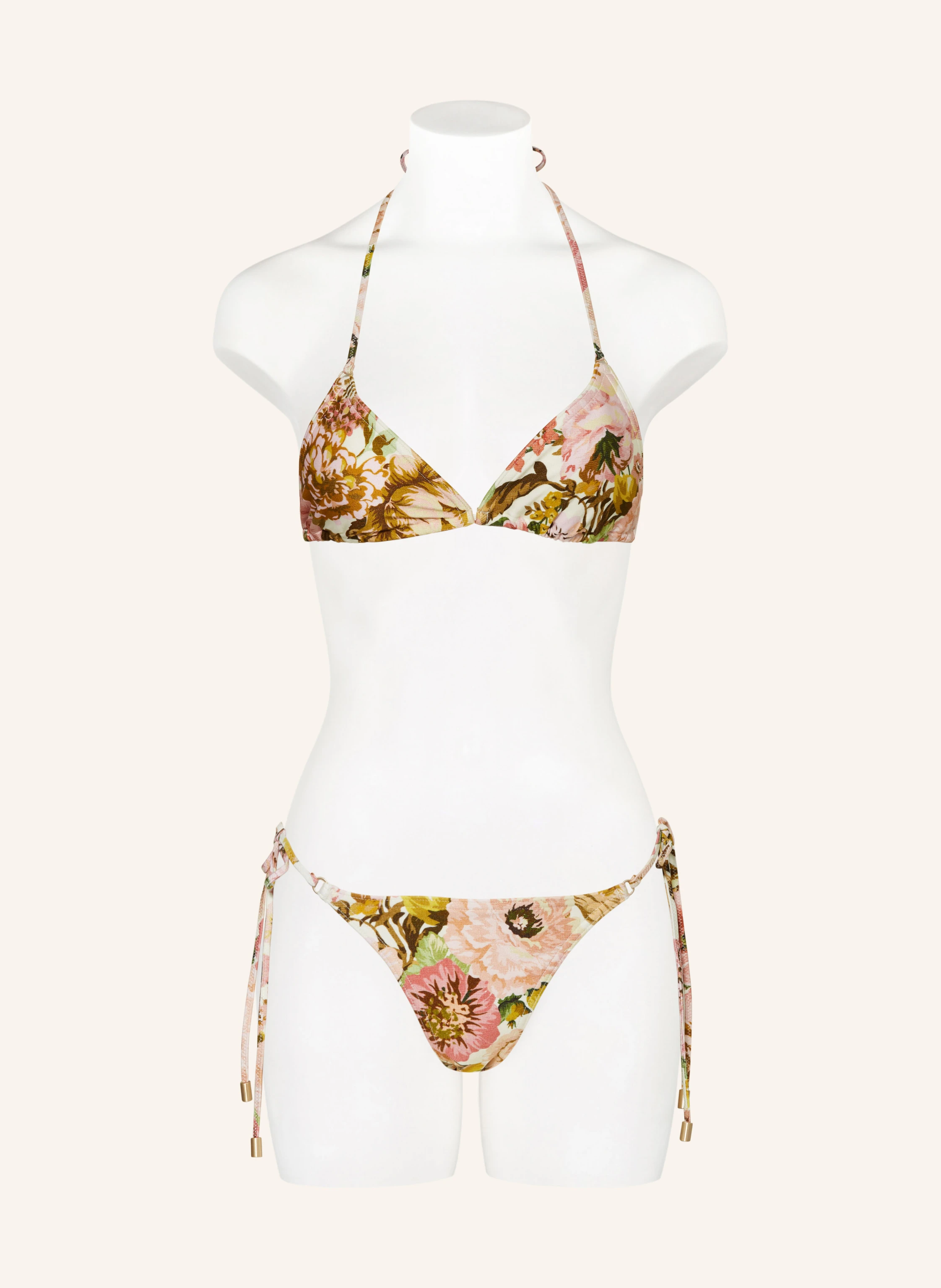 ZIMMERMANN Triangel-Bikini GOLDEN