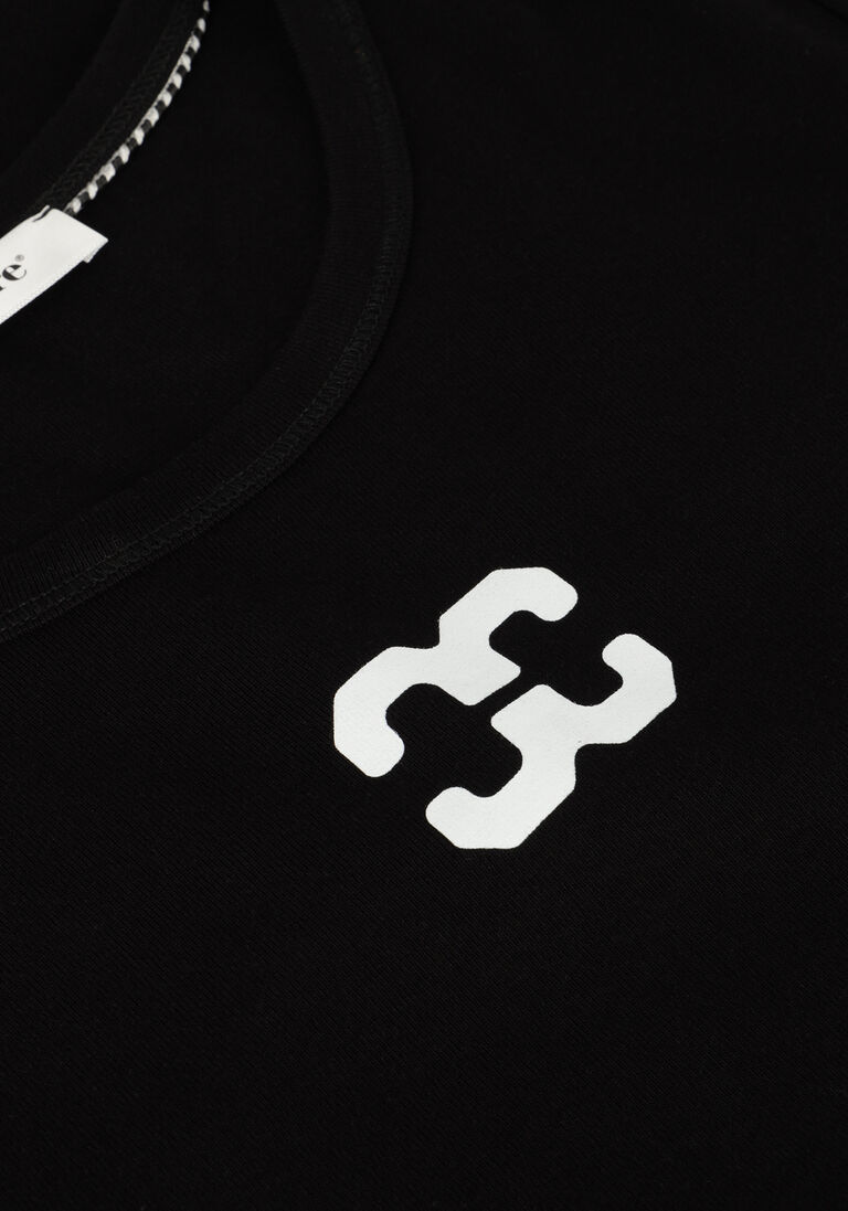 zwarte co'couture top granny logo tee