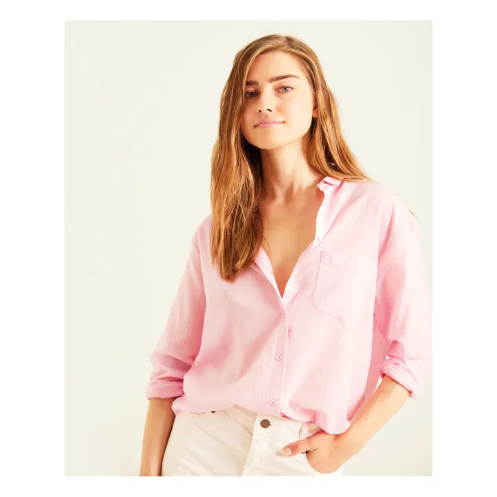 Sacrécoeur Chemise Manon Voile de Coton | Rose