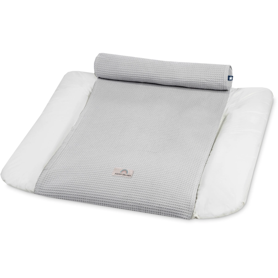JULIUS ZÖLLNER Bezug für Wickelauflagen Loop Jacob Waffelpique light grey