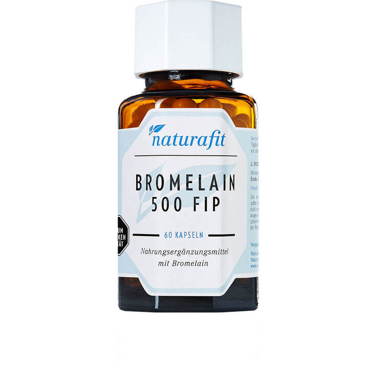 Naturafit Bromelain 500 Fip Kapseln, 60 St