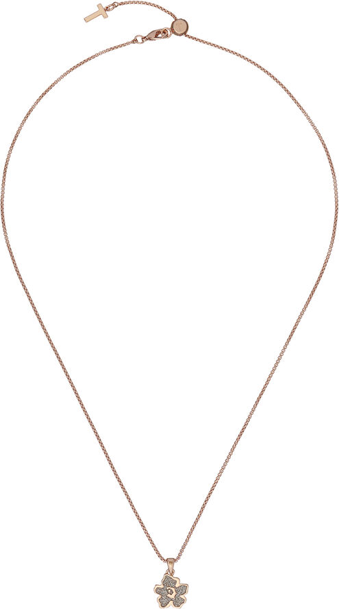 Ted Baker LILEA Magnolia Lillifora Small Enam Rose gold tone, silver glitter