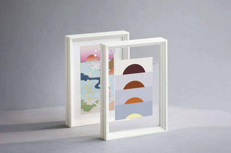 Moebe Standing Frame A5 White White