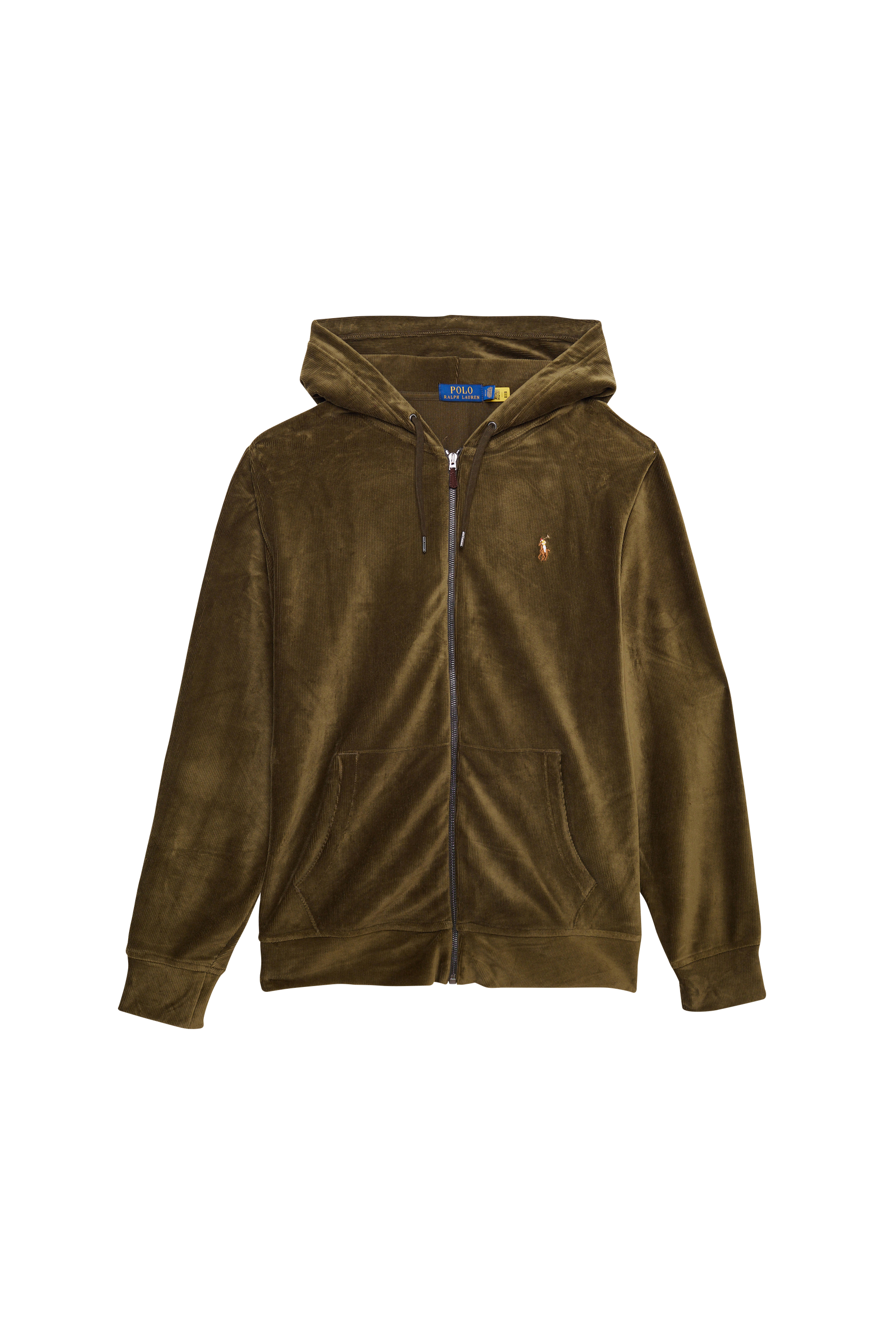 POLO RALPH LAUREN Hoodie zippé Knit Corduroy Full-Zip Hoodie Vert