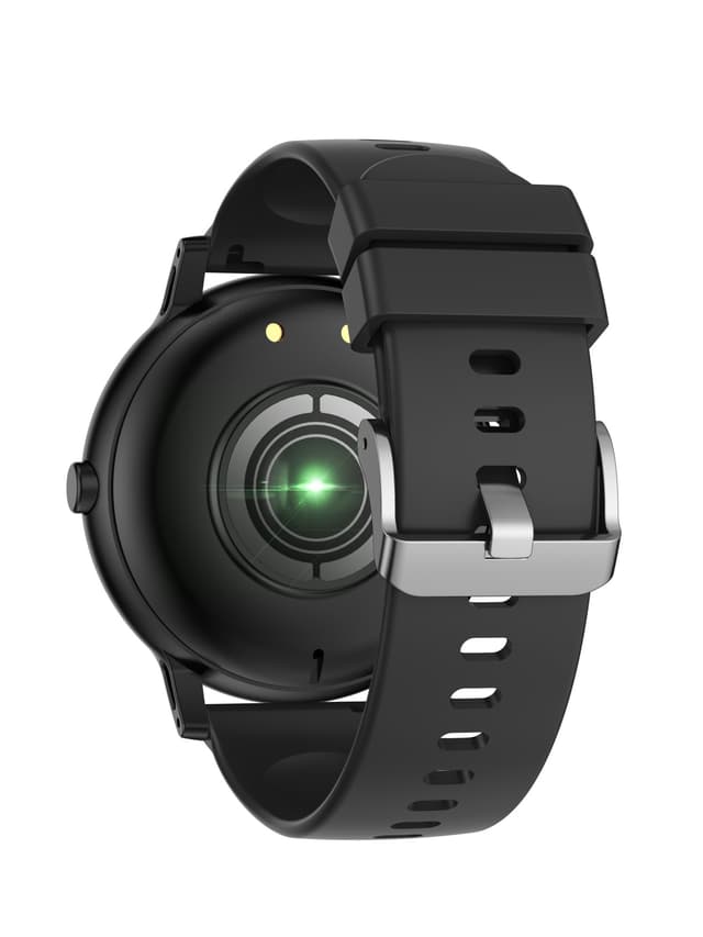 Smartwatch med sundhedsovervågning Sort