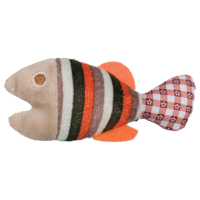 Trixie Maus/Fische Plüsch/Stoff 9-12cm