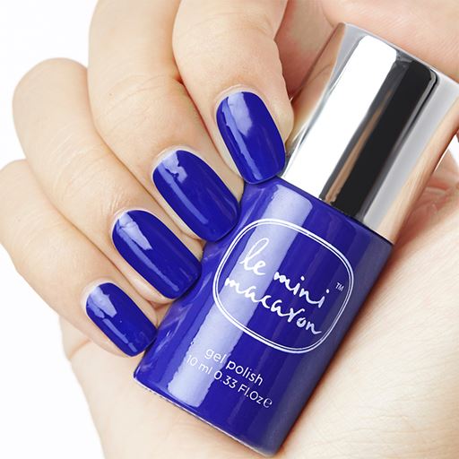 Le Mini Macaron Gel Polish, Blue Raspberry