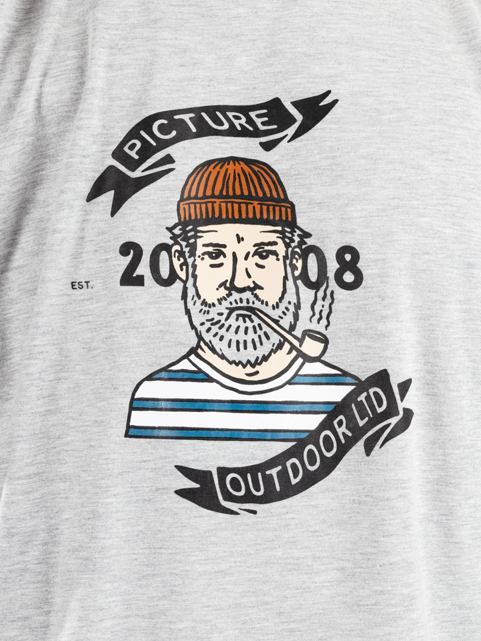 Picture Chuchie T-Shirt a grey melange