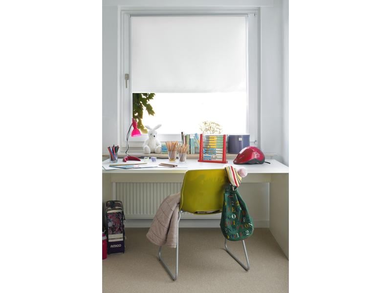 Gardinia Verdunklungsrollo Easyfix, Thermo 60 x 150 cm, Wei Energiesparendes Rollo