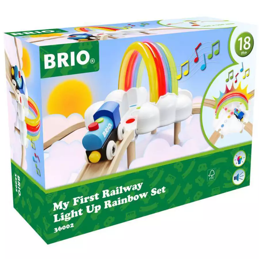 Brio Mein erstes BRIO Bahn Regenbogen-Set bunt
