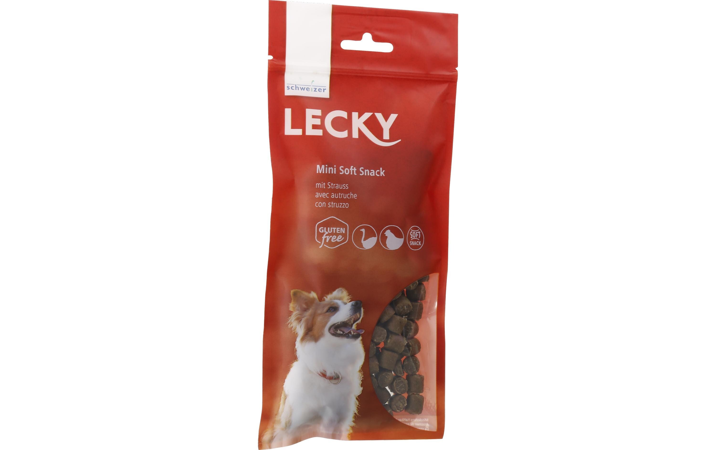Snack Mini Soft Snack mit Strauss, 130 gHundeleckerli zur Belohnung oder für's Training