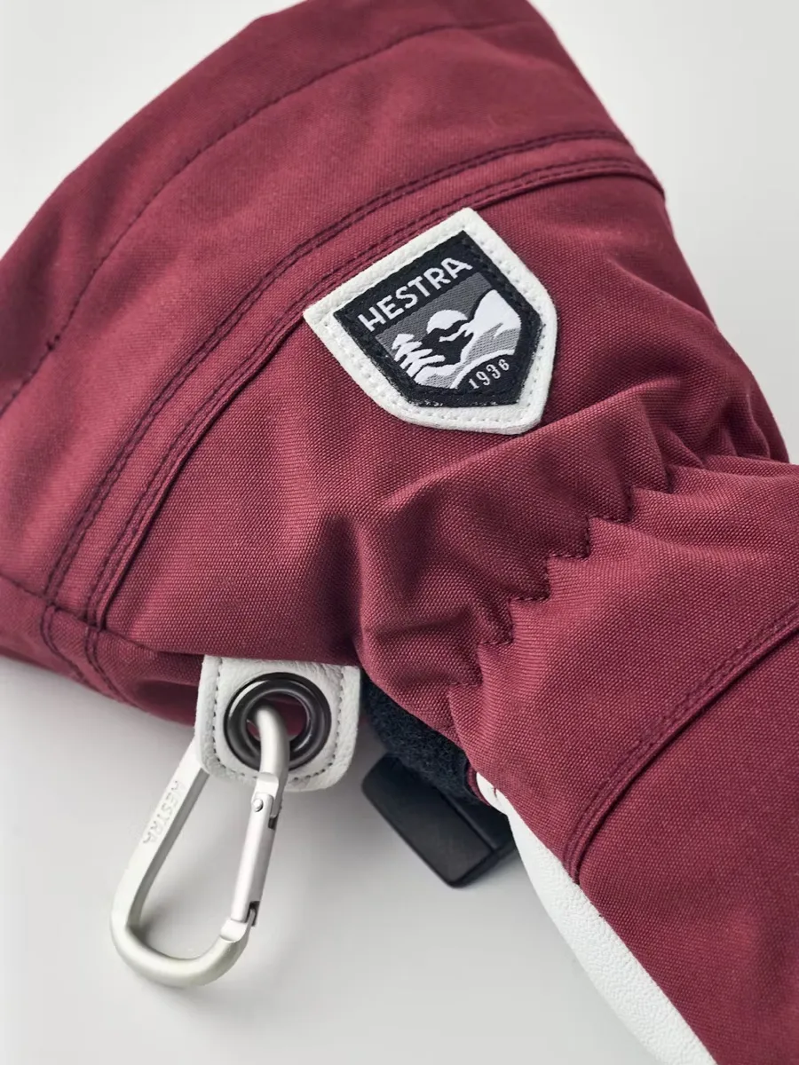Hestra Army Leather Heli Ski Bordeaux