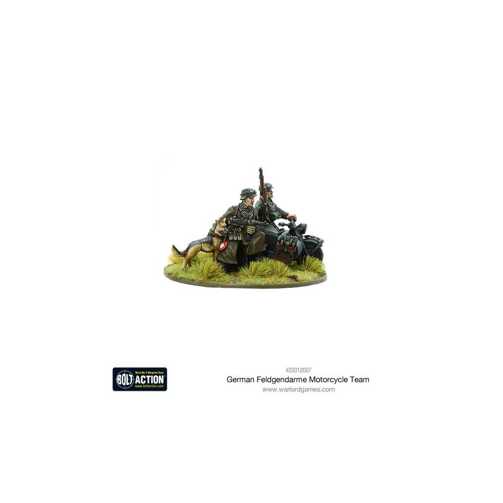 Bolt Action - German Feldgendarme Motorcycle Team