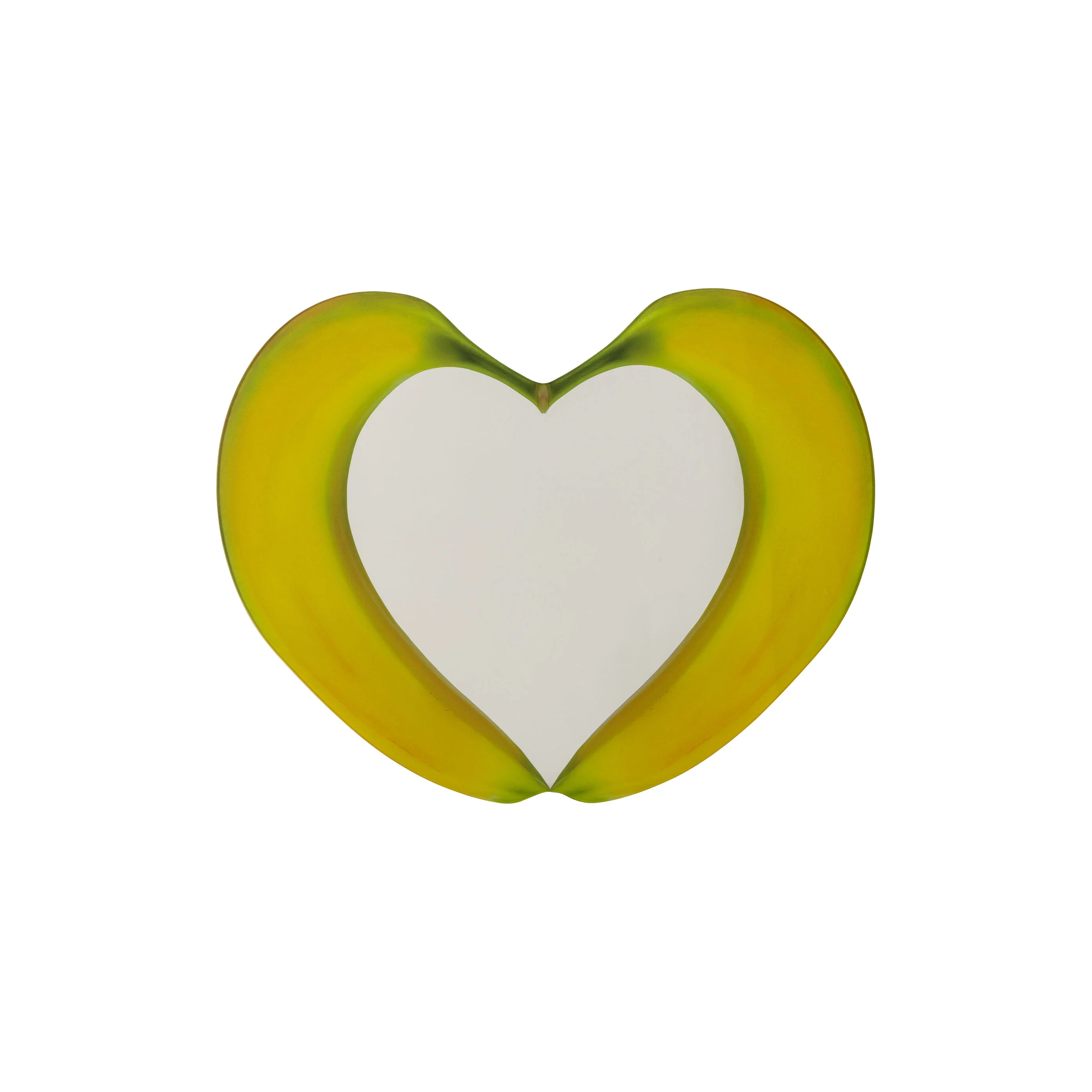 LOVE BANANA - Miroir mural verre | Jaune