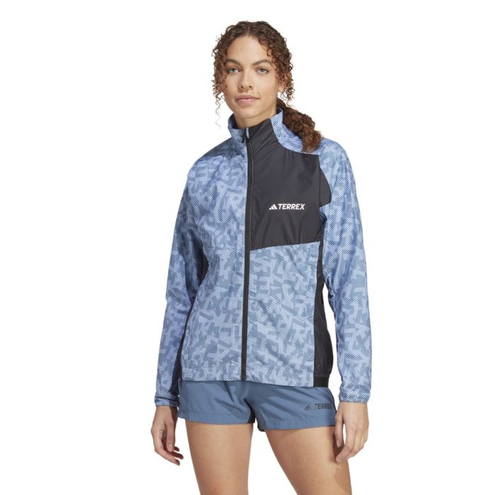 adidas Dame Jakker Trail Wind Jacket Blå
