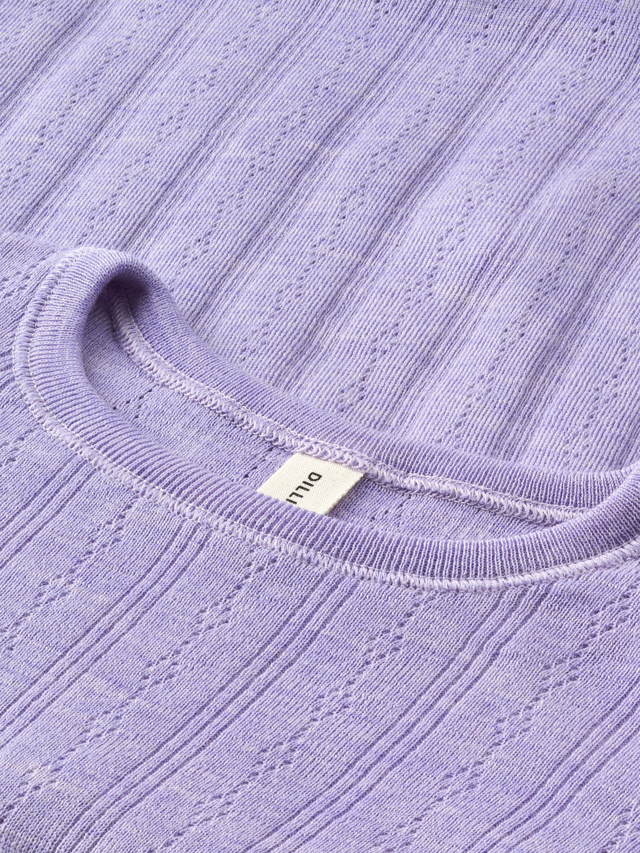 Pointelle shirt van merinowol voor kinderen