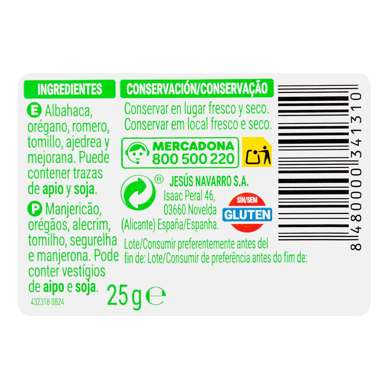 Herbes provençales Hacendado