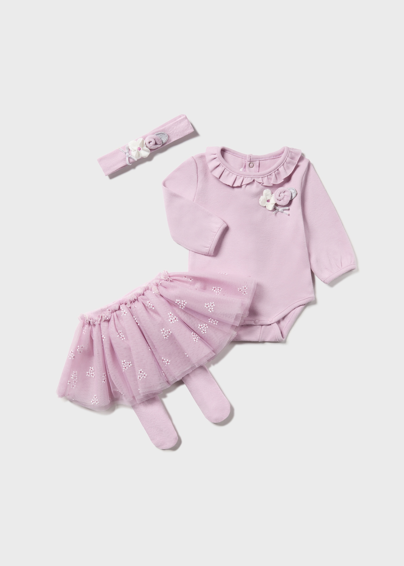 Conjunto de 3 peças Better Cotton para recém-nascidos