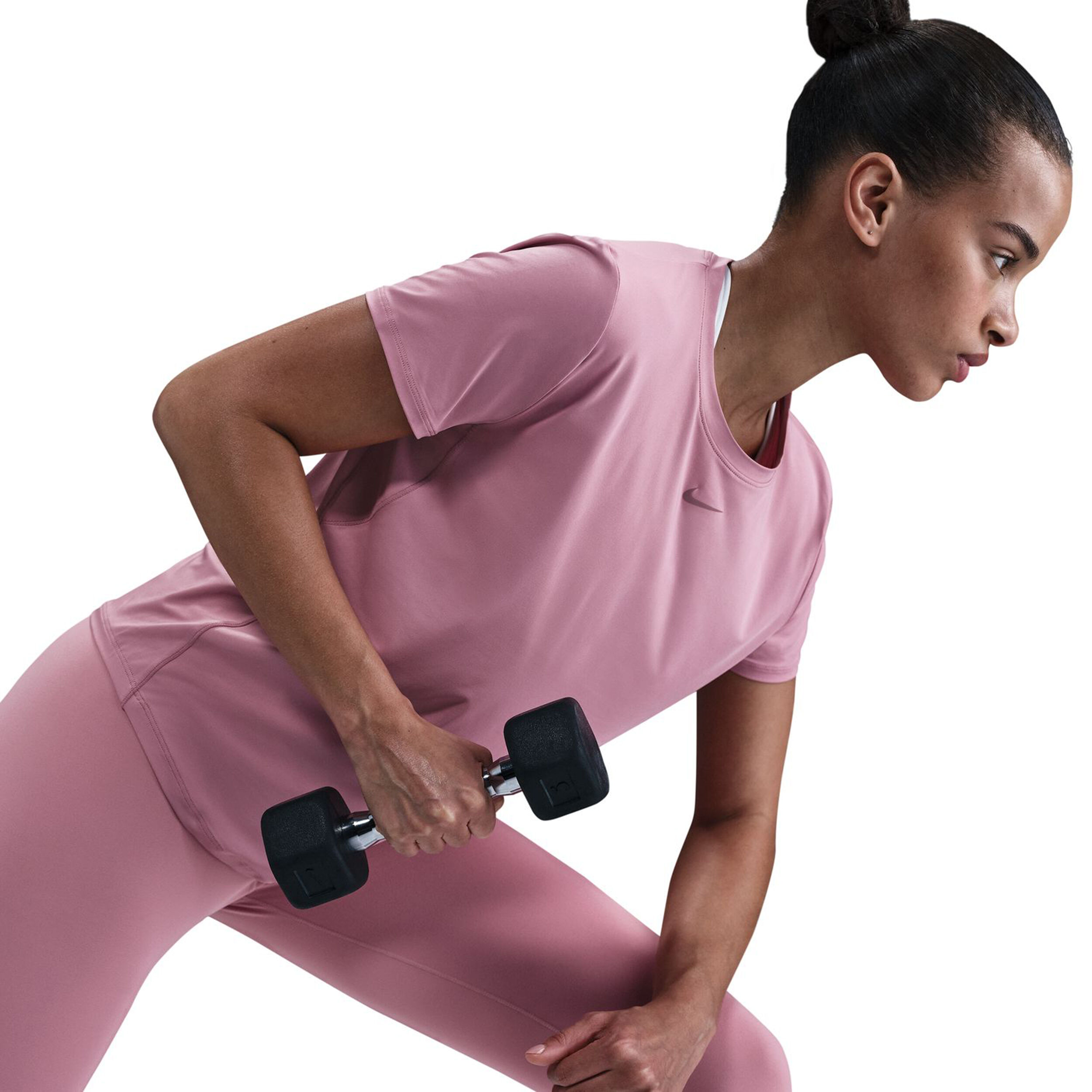 Nike One Dri-Fit T-shirt Femmes - Pink , Noir