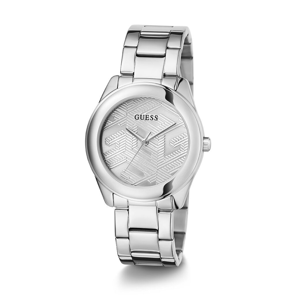 Montre Guess Cubed Argenté