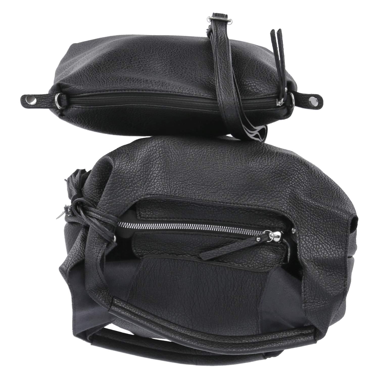 Fräulein Frida Bucket Bag - black