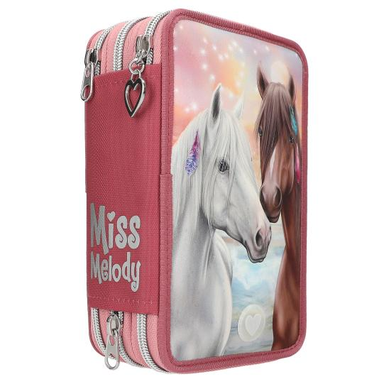 Miss Melody 3-vaks etui LED
