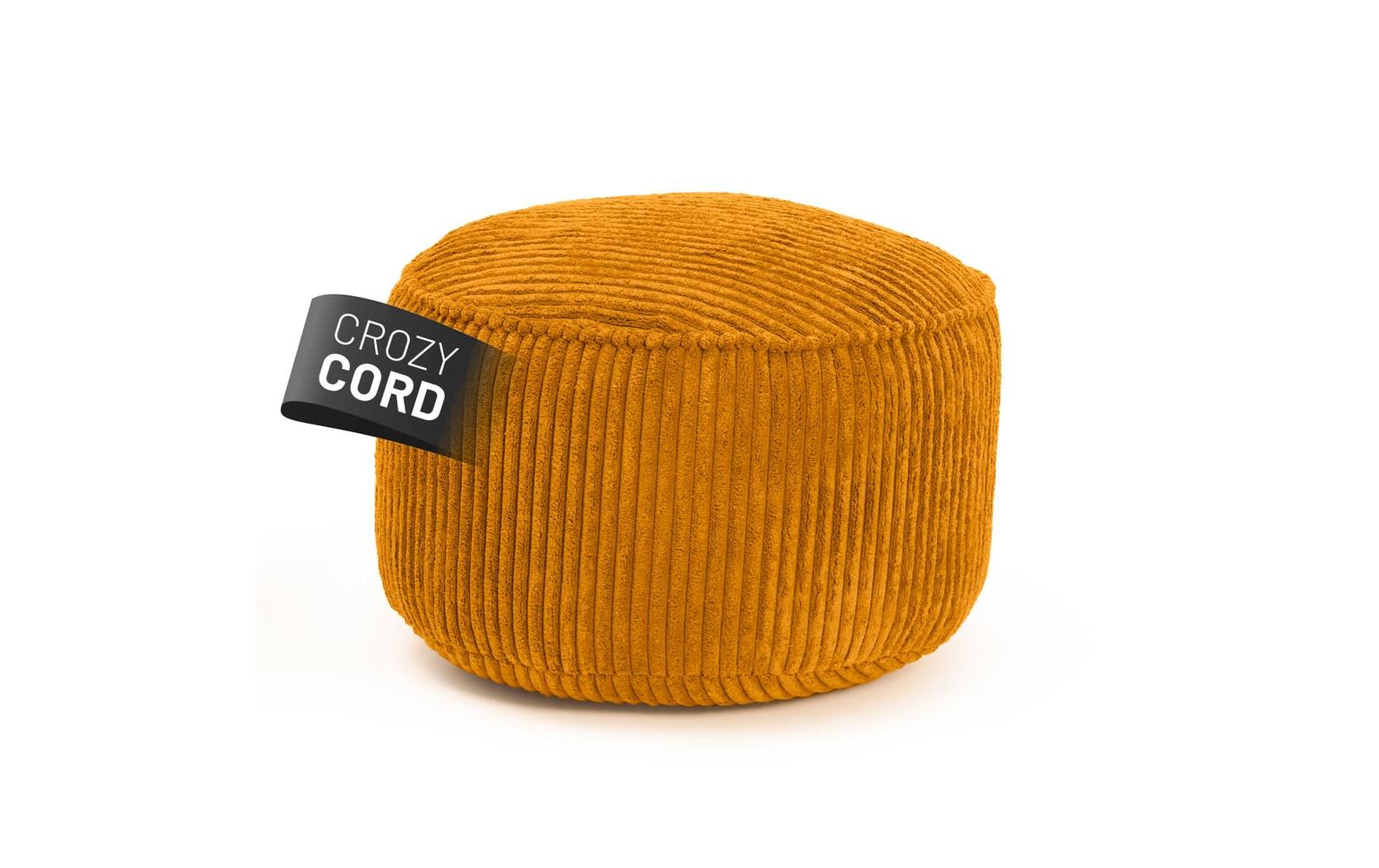 Hocker Pouf Cord 50 l, SenfgelbSitzhocker
