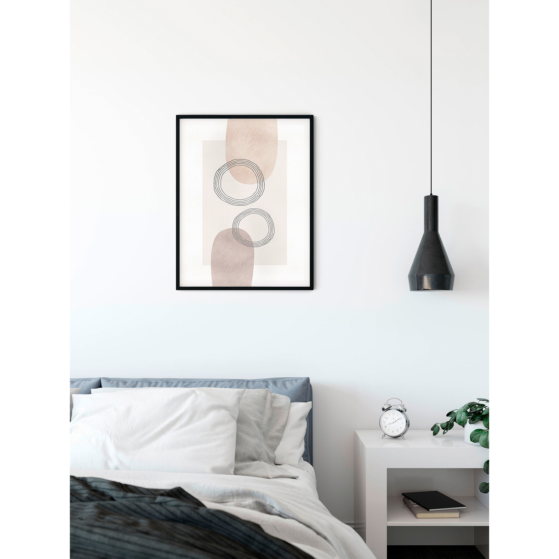 Wandbild LINE ART CIRCLES - 50x70 cm