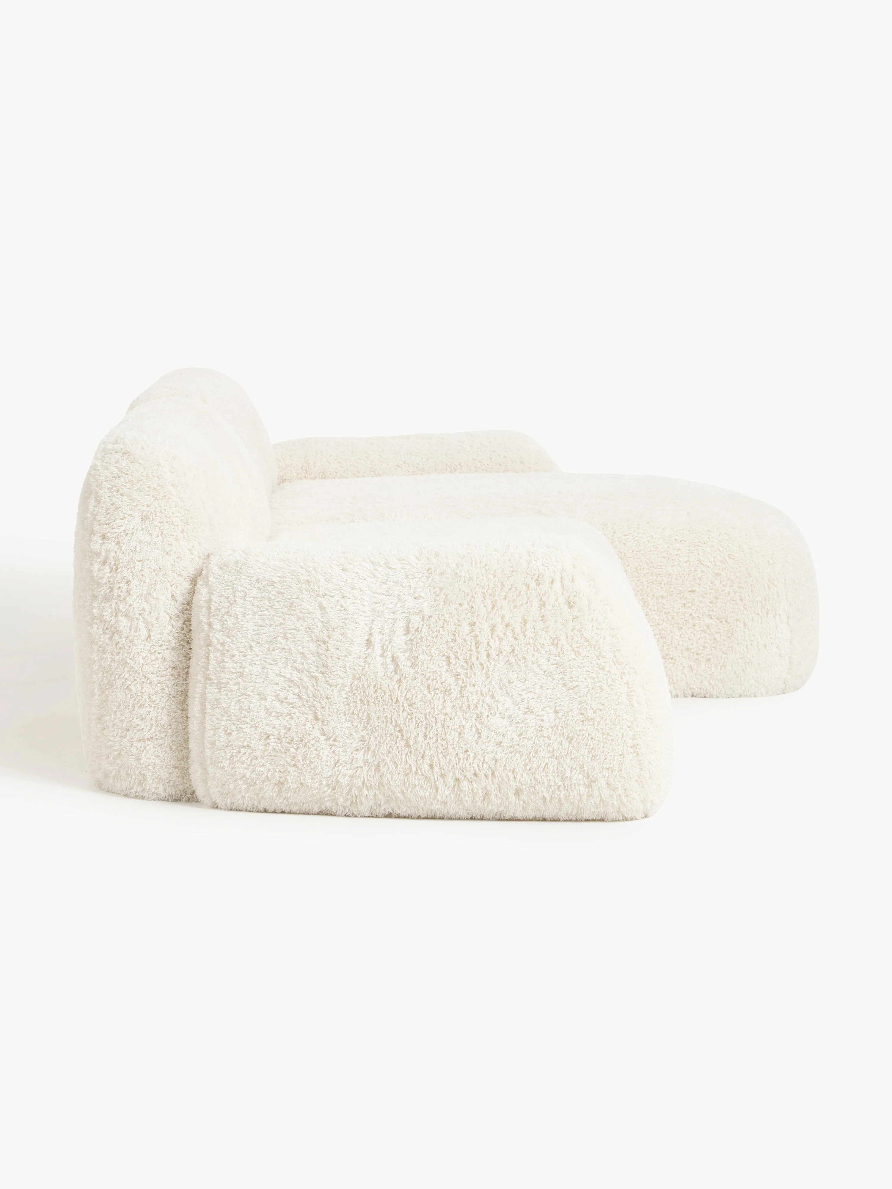 Modulaire teddy hoekbank Wolke (3-zits)