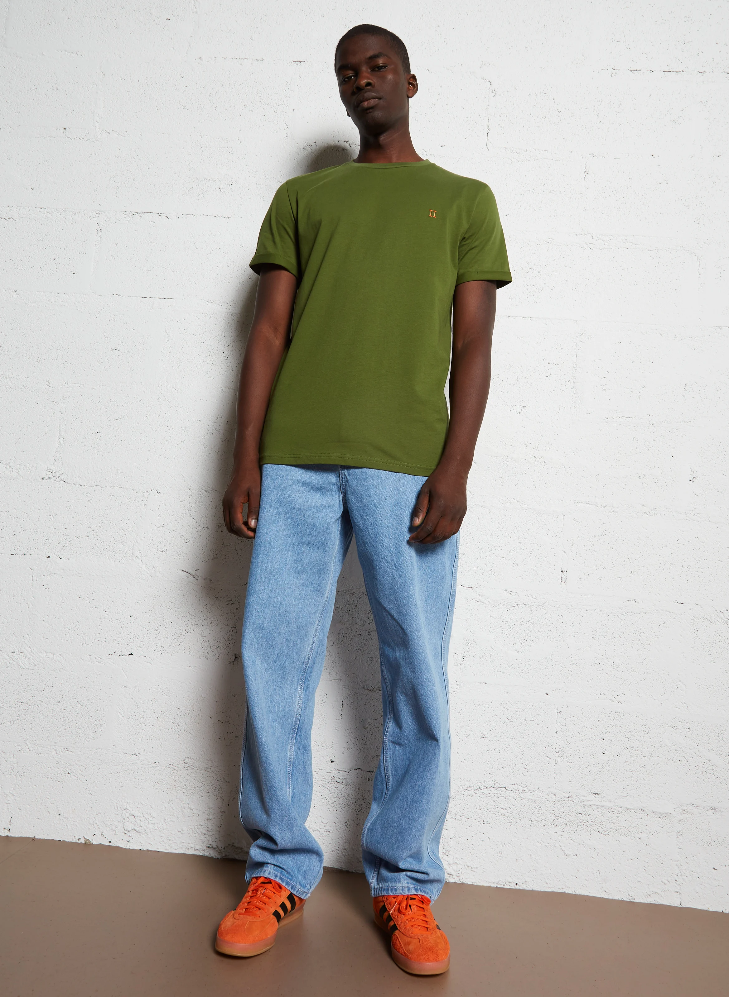 NORREGAARD - Tee-shirt col rond en coton | Vert
