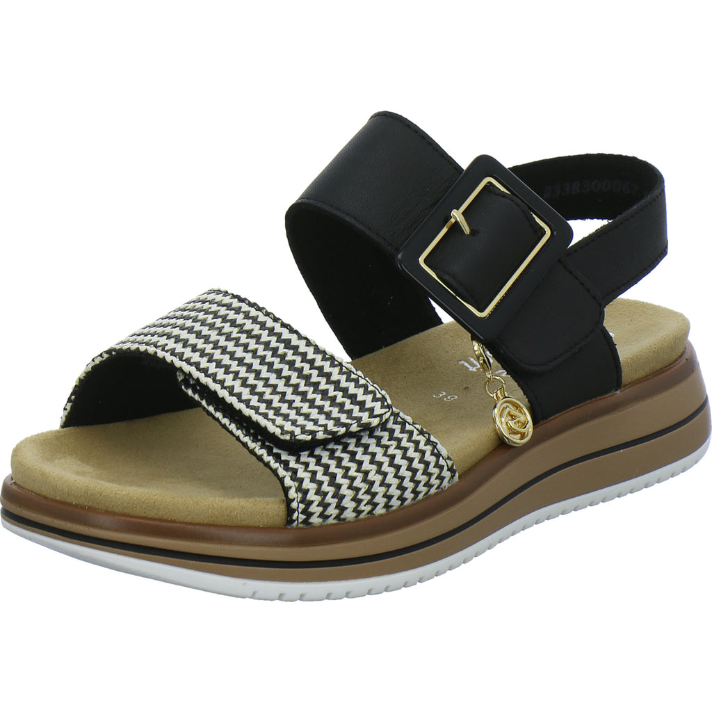 Remonte Sandaletten Damen Schwarz-kombi