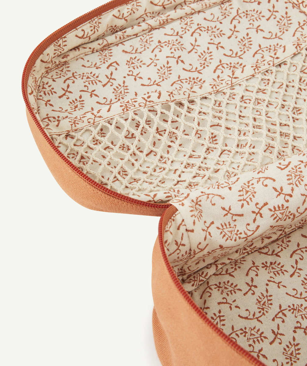 HINDBAGVANITY BAG GASPARD EN COTON BIO SIENNE