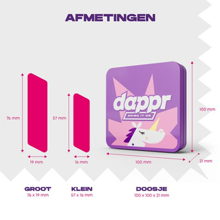 Dappr Flexibele Pleisters Unicorn 30ST